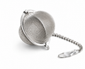 Sleek stainless steel tea infuser