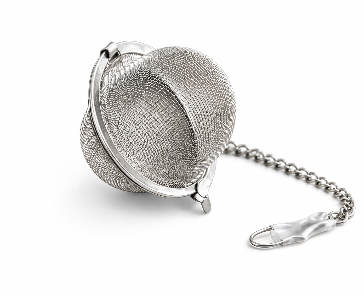 Sleek stainless steel tea infuser